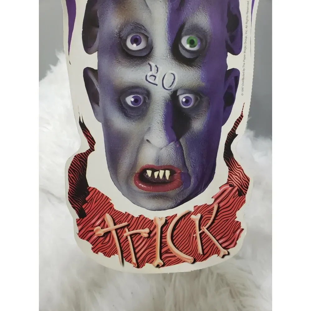 1997 Trick‎ or Treat PAPER MAGIC GROUP Halloween die cut retro vintage vampire